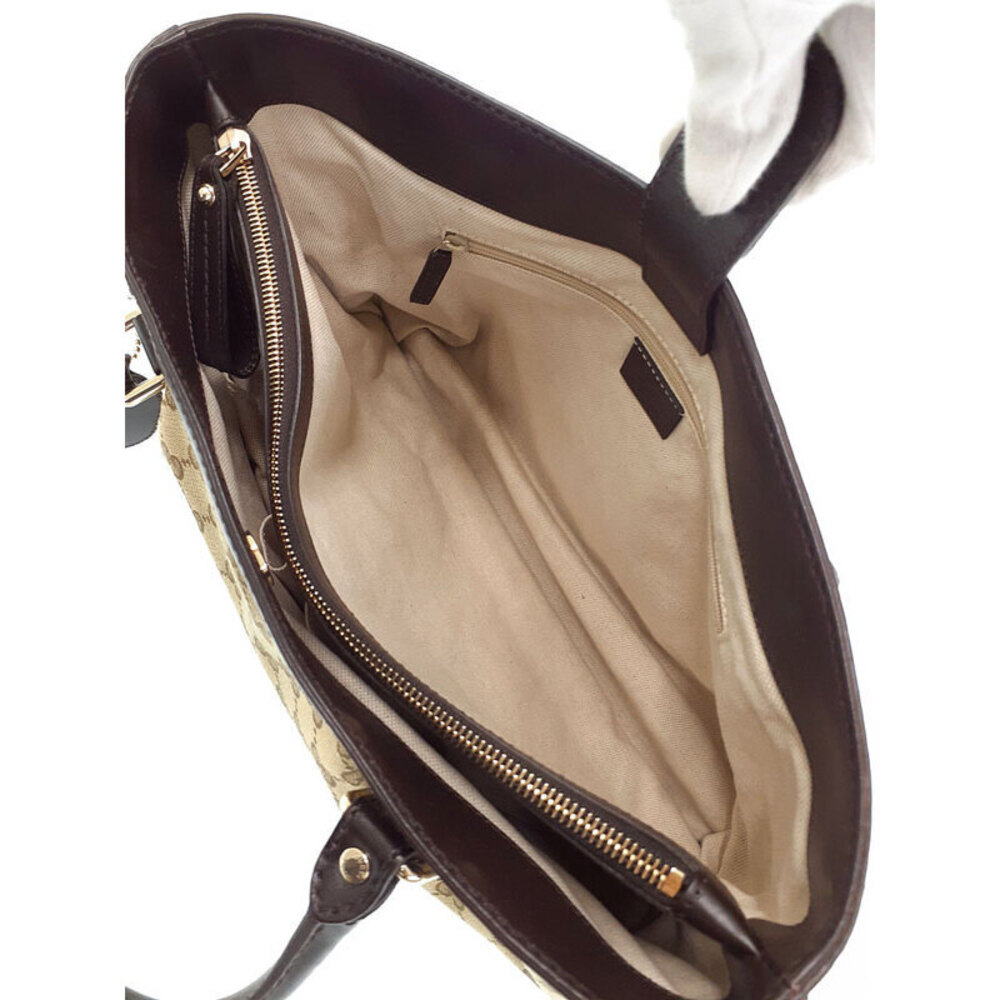 Gucci Sukey Tote Shoulder Bag GG monogram canvas leather Beige Brown - Picture 3 of 9